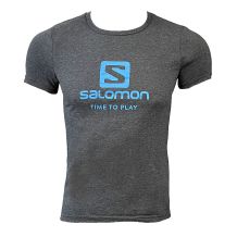 Koszulka Salomon TTP Blue Logo Men SS, rozmiar S
