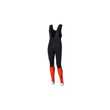 KTM FACTORY TEAM BIB LONG SPRING BLACK ORANGE SPODNIE ROWEROWE ROZMIAR S <is>