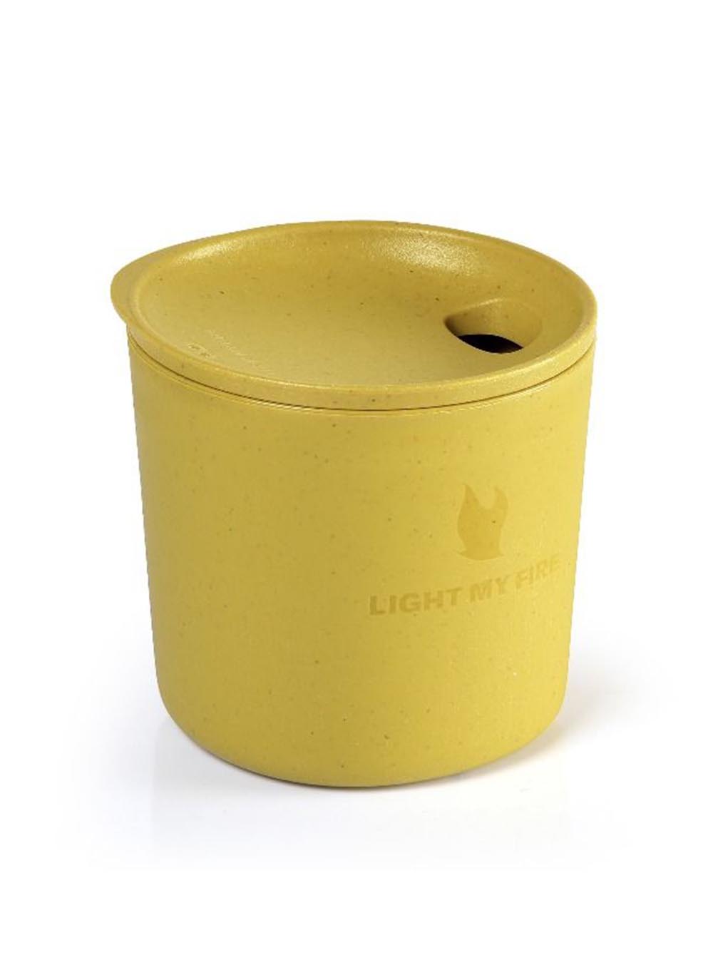 Kubek turystyczny Light My Fire MyCup´n Lid short BIO musty yellow