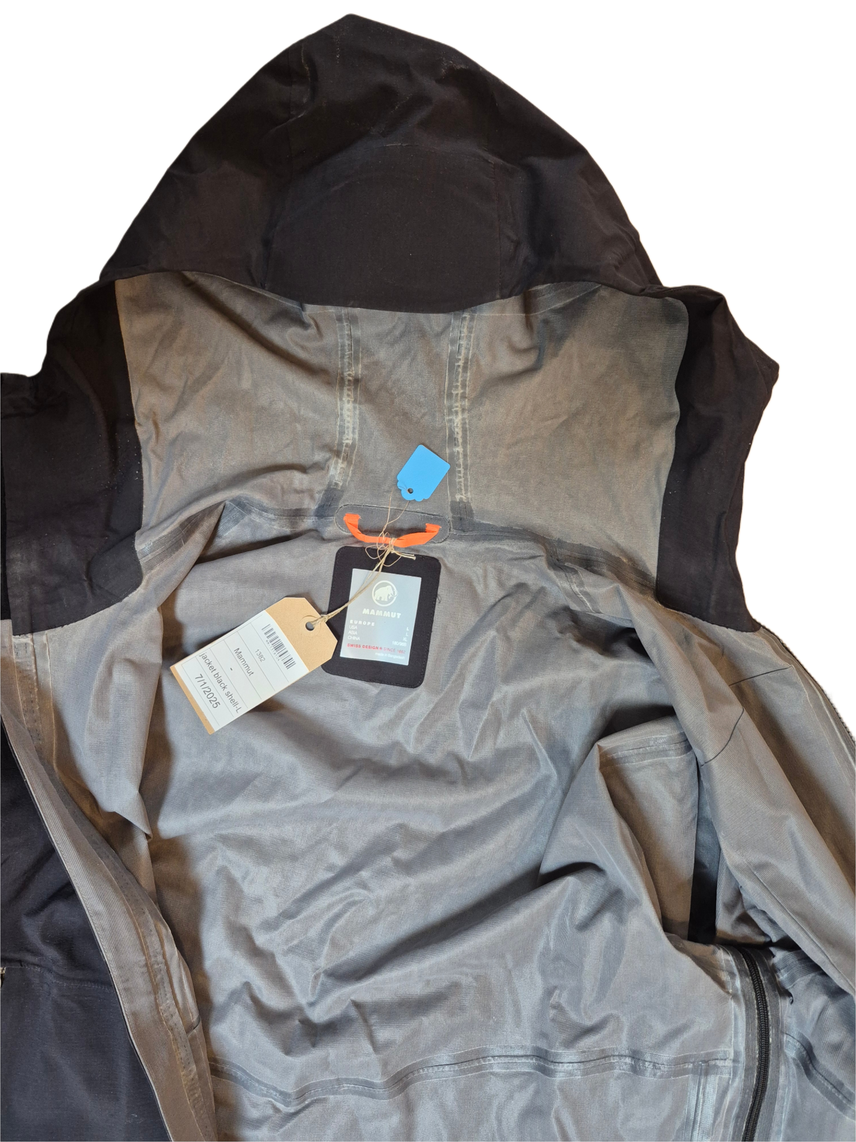 KURTKA MĘSKA MAMMUT ALTO GUIDE HOODED 3L JACKET BLACK ROZMIAR L