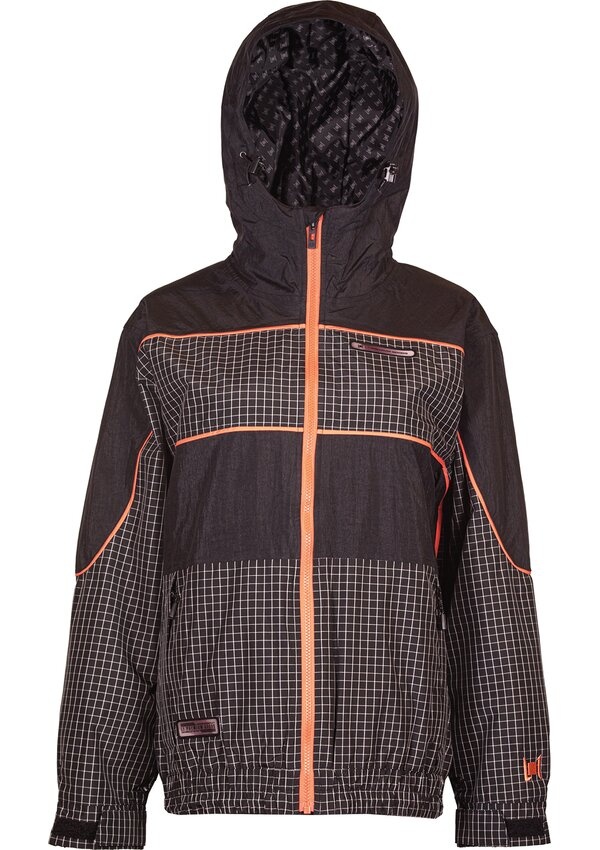 L1 NITRO LOVECAT JACKET WOMEN BLACK CHECK KURTKA SNOWBOARDOWA ROZMIAR S <is>