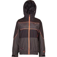L1 NITRO LOVECAT JACKET WOMEN BLACK CHECK KURTKA SNOWBOARDOWA ROZMIAR S <is>