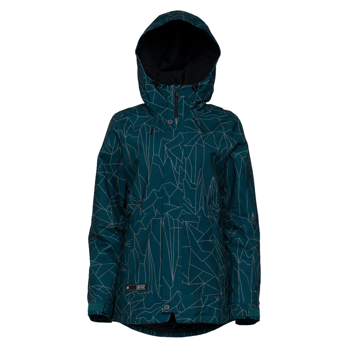 L1 NITRO LALENA JACKET GEO PRINT NOWA DAMSKA KURTKA SNOWBOARDOWA 20K/20K ROZMIAR S <is>