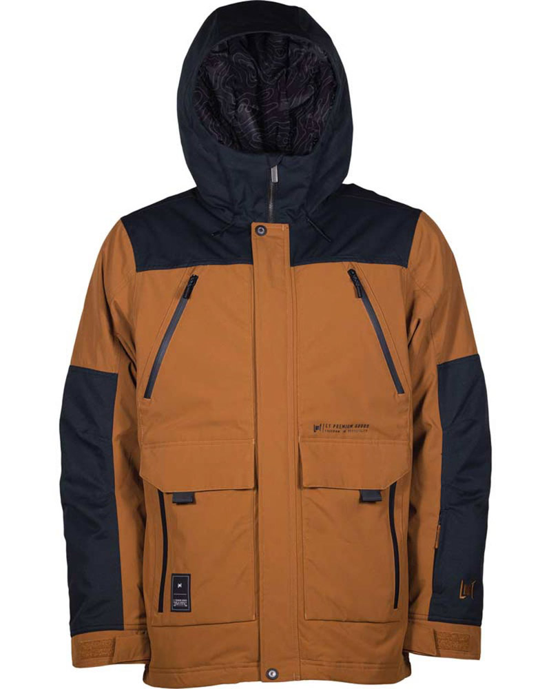 L1 NITRO WILLIAMS JACKET AMBER/BLACK NOWA MĘSKA KURTKA SNOWBOARDOWA ROZMIAR L <is>