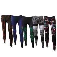 Legginsy sportowe Rey Loco leginsy Print 5 pack Abstraction, rozmiar S/M