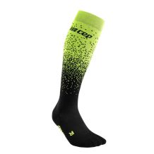 MĘSKIE SKARPETY CEP SNOWFALL MERINO SOCKS MEN BLACK/LIME ROZMIAR III/M