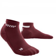 MĘSKIE SKARPETY CEP THE RUN LOW CUT SOCKS DARK RED ROZMIAR M/III 39-42 EU