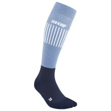MĘSKIE SKARPETY CEP ULTRALIGHT SKI TALL V2 LIGHT BLUE/BLUE ROZMIAR IV MERINO