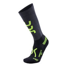 MĘSKIE SKARPETY UYN RUN COMPRESSION FLY BLACK/GREEN ROZMIAR XS/1 (35-38 EU)