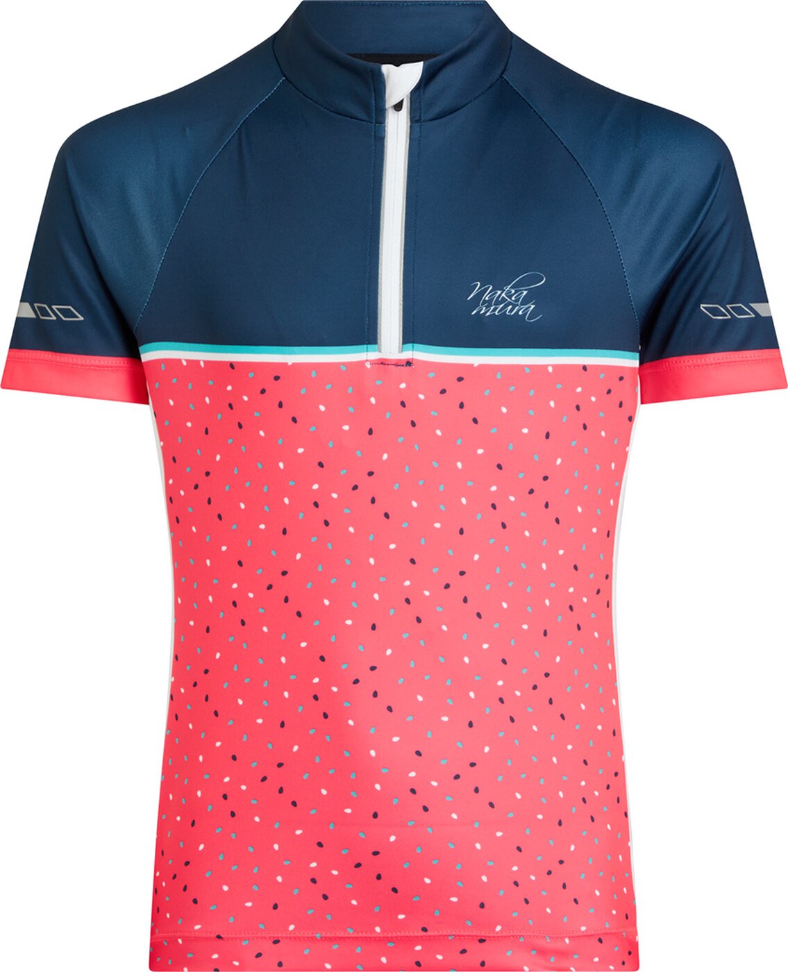 NAKAMURA EREDITA II NAVY/PINK KOSZULKA ROWEROWA ROZMIAR 164 CM <is>
