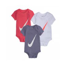 NIKE NHN SWOOSH 3 PACK WHITE PINK BODY NIEMOWLĘCE DZIECIĘCE R. 0-6 M-CY <is>