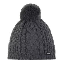 NOWA CZAPKA EISBAR AFRA POMPON MU MILK ANTHRACITE - MERINO