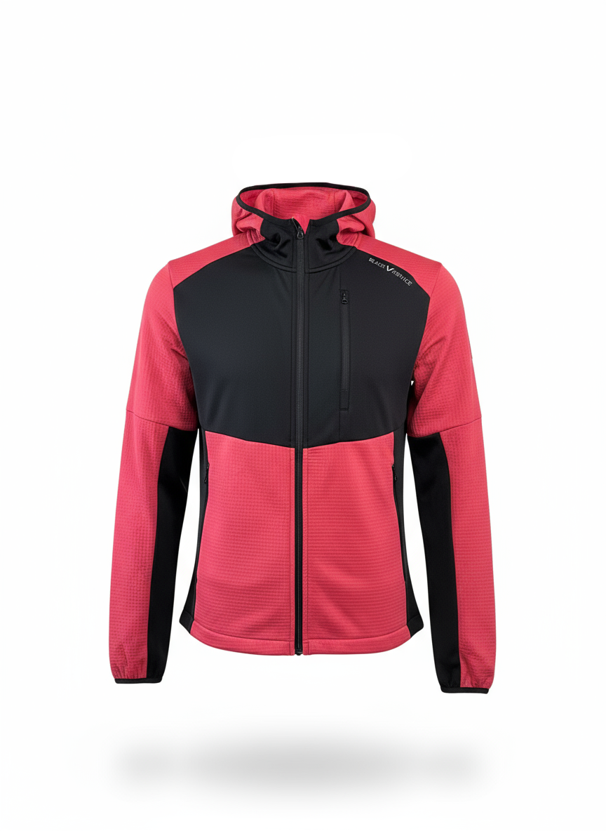 Nowa damska bluza BLACK CREVICE Midlayer Stretch Pink, rozmiar 42