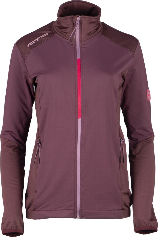 Nowa damska bluza GTS Lady Jacket Waffle Brushed Plum, rozmiar 38/M