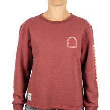 NOWA DAMSKA BLUZA NITRO SUMMIT CREW W OXBLOOD MELANGE ROZMIAR S