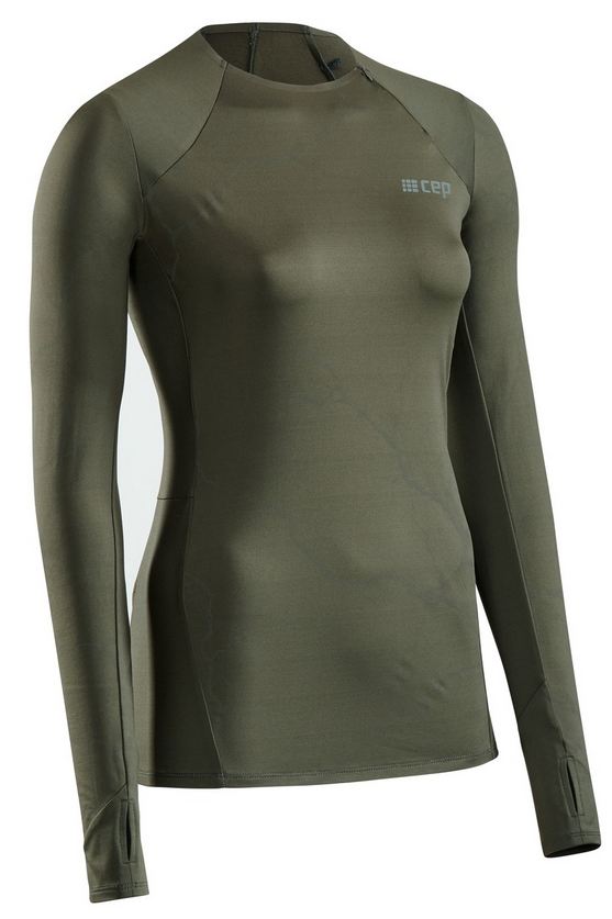 NOWA DAMSKA KOSZULKA CEP COLD WEATHER REFLECTIVE LS SHIRT OLIVE ROZMIAR S