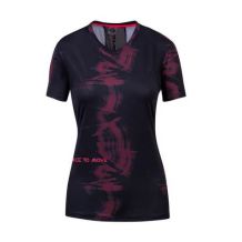 Nowa damska koszulka GTS Lady Functional Print Plum, rozmiar 38/M