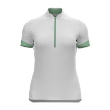 NOWA DAMSKA KOSZULKA ROWEROWA ODLO ESSENTIAL HALF ZIP WHITE/MINT ROZMIAR XL