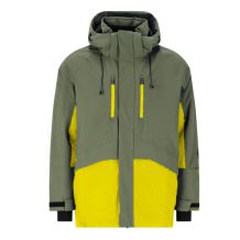 NOWA MĘSKA KURTKA SLOPE KANAI SNOWBOARD JACKET FOREST/FLUO YELLOW ROZMIAR L 15/15K