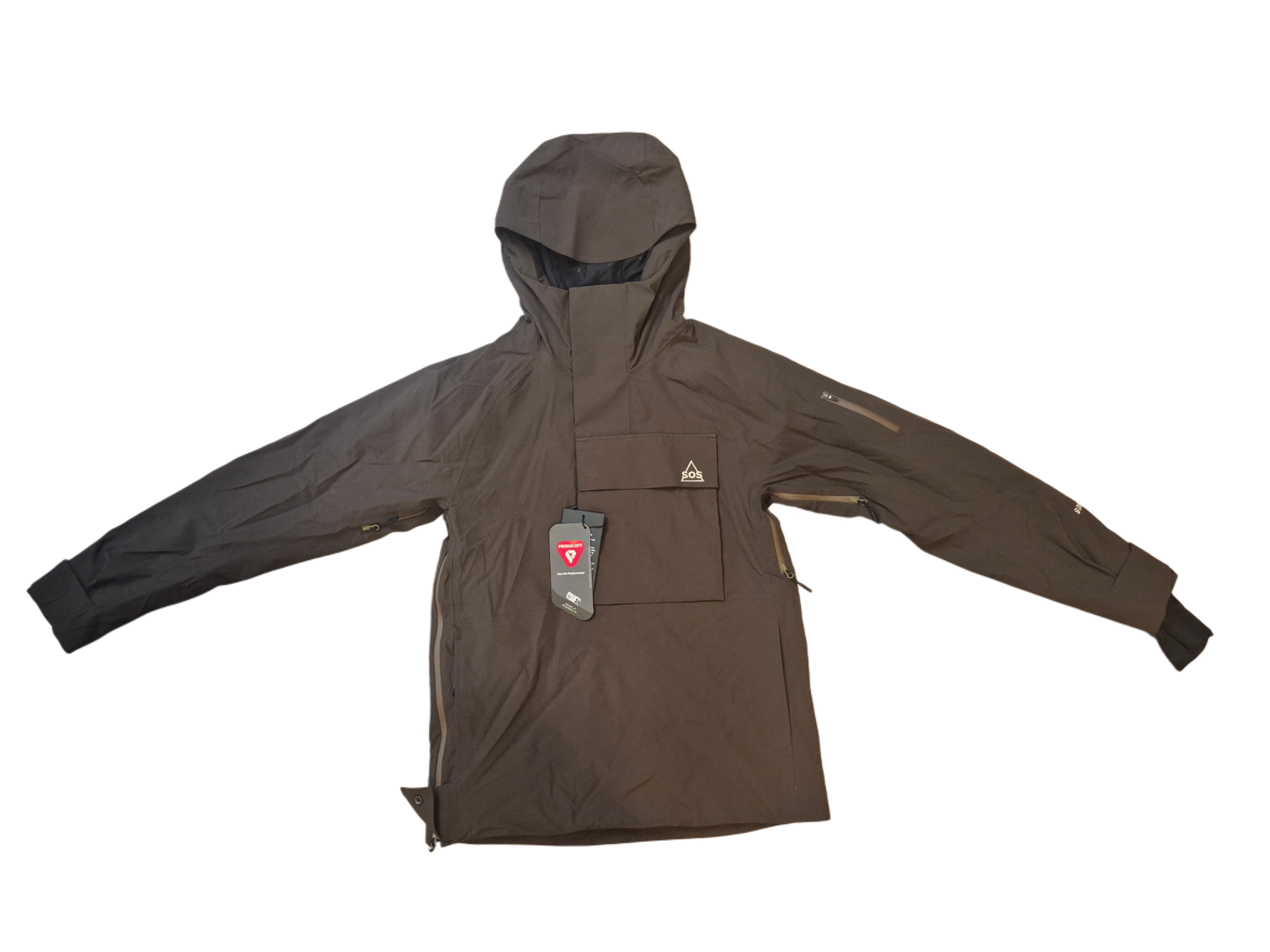 NOWA DAMSKA KURTKA SOS THE SESTRIERE JACKET DARK BROWN ROZMIAR S 15/15K