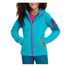 NOWA DZIECIĘCA KURTKA SOFTSHELL MCKINLEY KADINO G TURQUOISE/PINK ROZMIAR 164cm