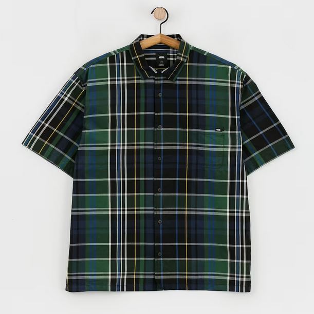 Nowa koszula Vans Grisham Shirt Black/Eden, rozmiar M