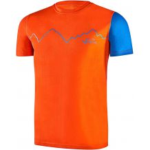 Nowa koszulka Black Crevice Merino Orange/Blue, rozmiar L
