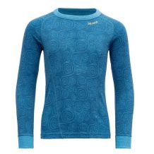 NOWA KOSZULKA DEVOLD DUO ACTIVE 80% MERINO WOOL KID SHIRT BLUE ROZMIAR 2 (na 92cm)