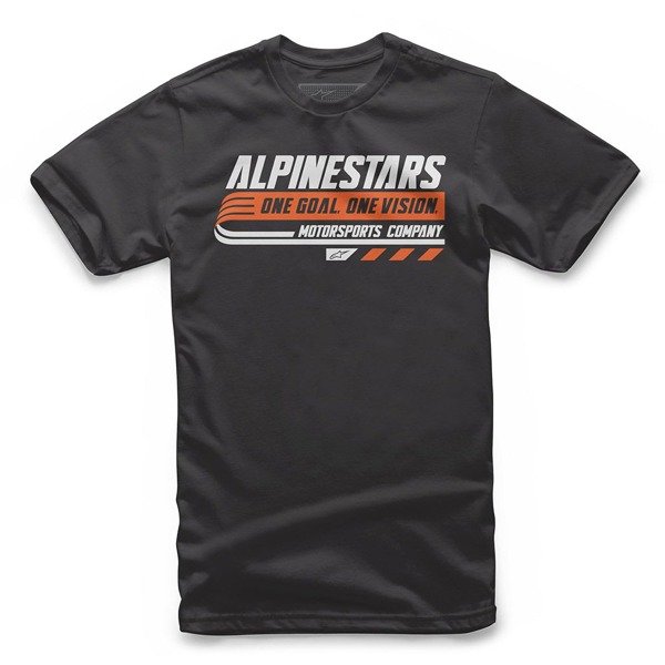 Nowa koszulka dziecięca Alpinestars Kids Bravo Black, rozmiar M
