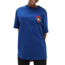 Nowa koszulka dziecięca Vans SK8ER True Blue, rozmiar M/10-12