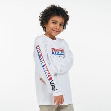 Nowa koszulka dziecięca Vans Easy Logo Boys LS, rozmiar M/10-12