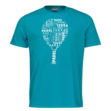 Nowa koszulka Head Padel Typo Petrol, rozmiar S