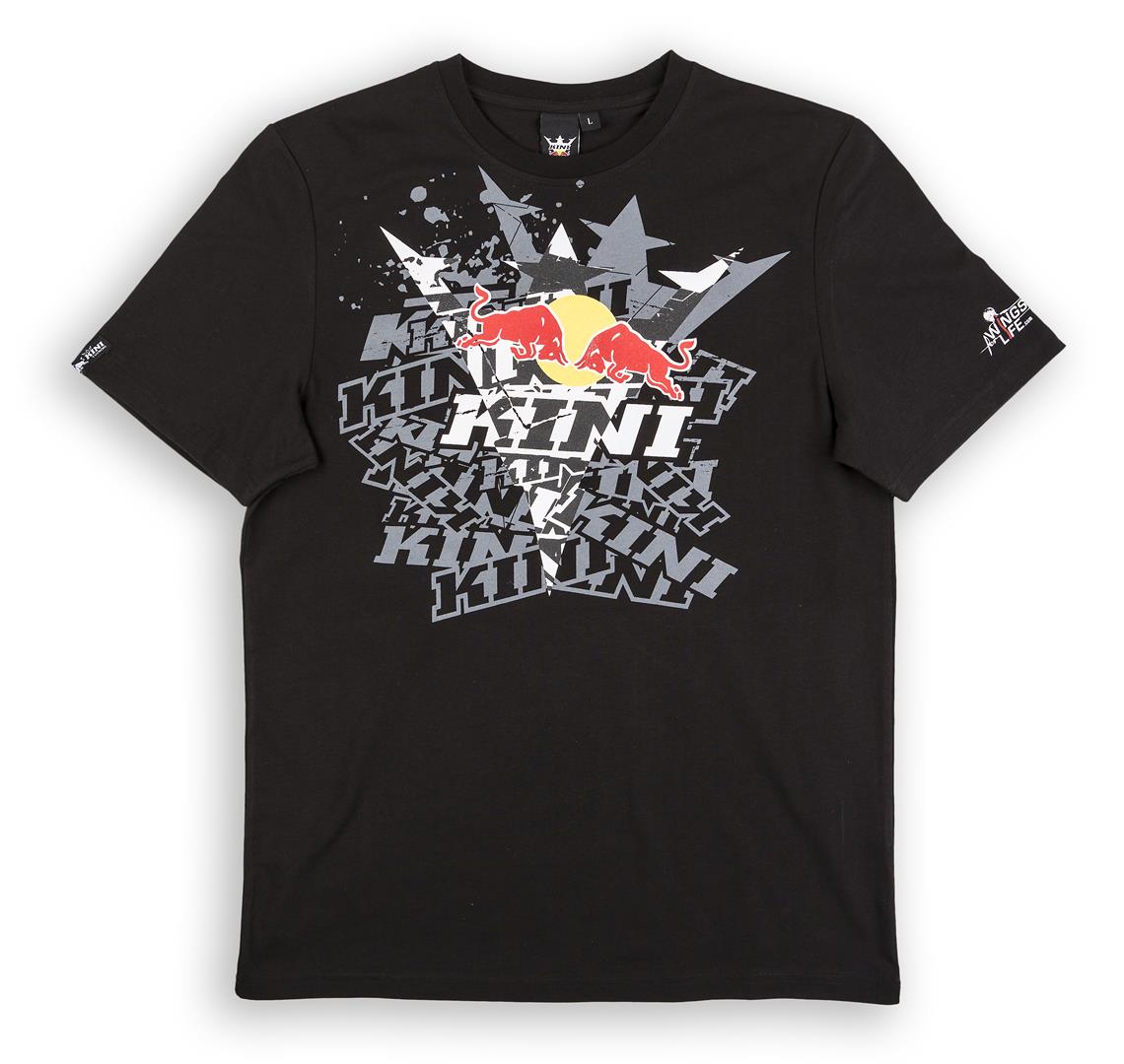 Nowa koszulka Red bull KINI Fade Black, rozmiar S