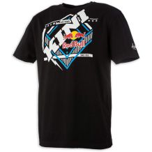 Nowa koszulka Red Bull Kini Kids Slanted Tee Black, rozmiar M/140