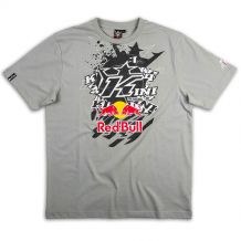 Nowa koszulka Red bull KINI Pasted Grey, rozmiar L