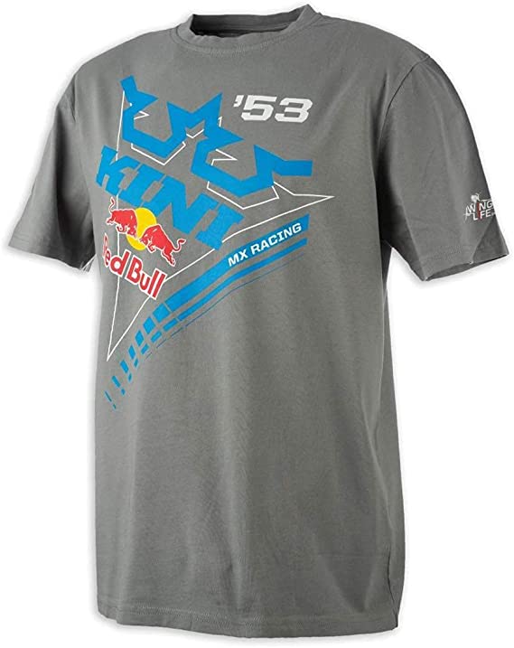 Nowa koszulka Red bull KINI Ribbon Grey, rozmiar L