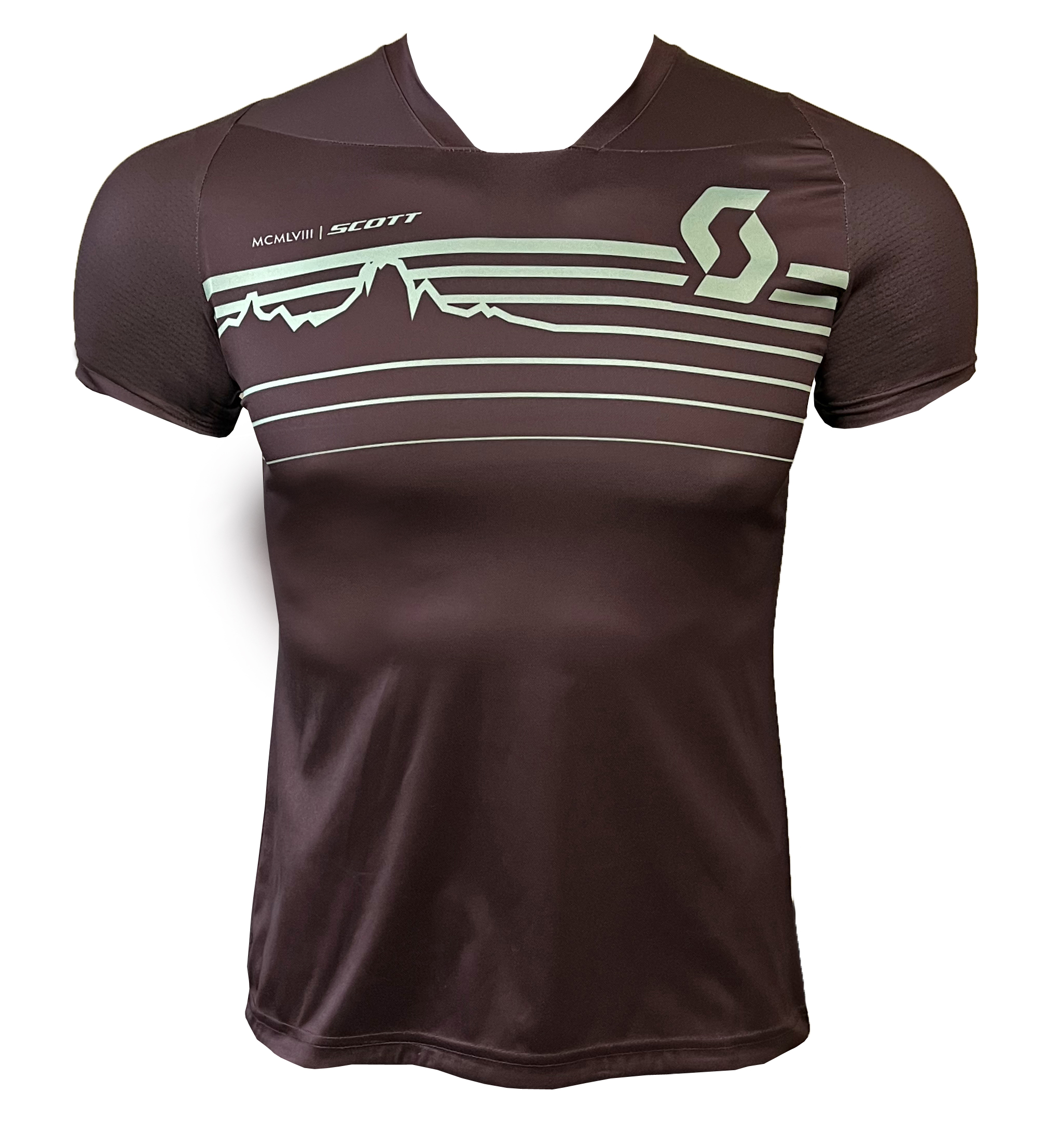Nowa koszulka rowerowa Scott Trail Vertic Maroon Red, rozmiar S