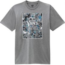 Nowa koszulka Vans Night Garden Box-B Grey, rozmiar M