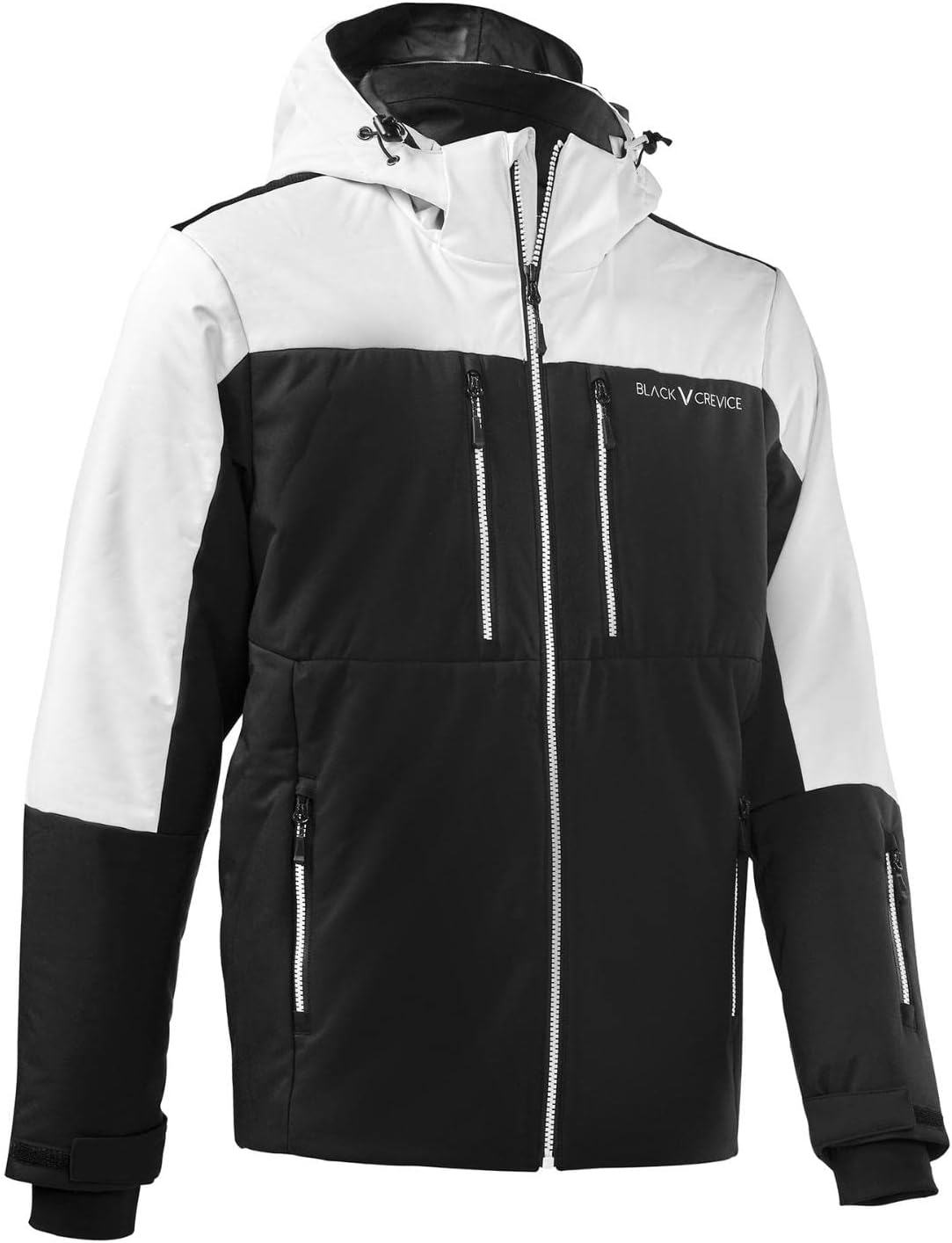 Nowa kurtka Black Crevice Ski Jacket White/Black, rozmiar L
