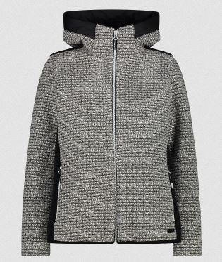 Nowa kurtka CMP Woman Jacket Fix Hood Wooltech, rozmiar 42