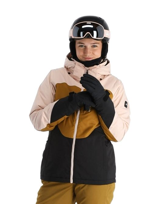 NOWA KURTKA O\'NEILL DIAMOND JACKET PEACH WHIP COLOUR BLOCK ROZMIAR S