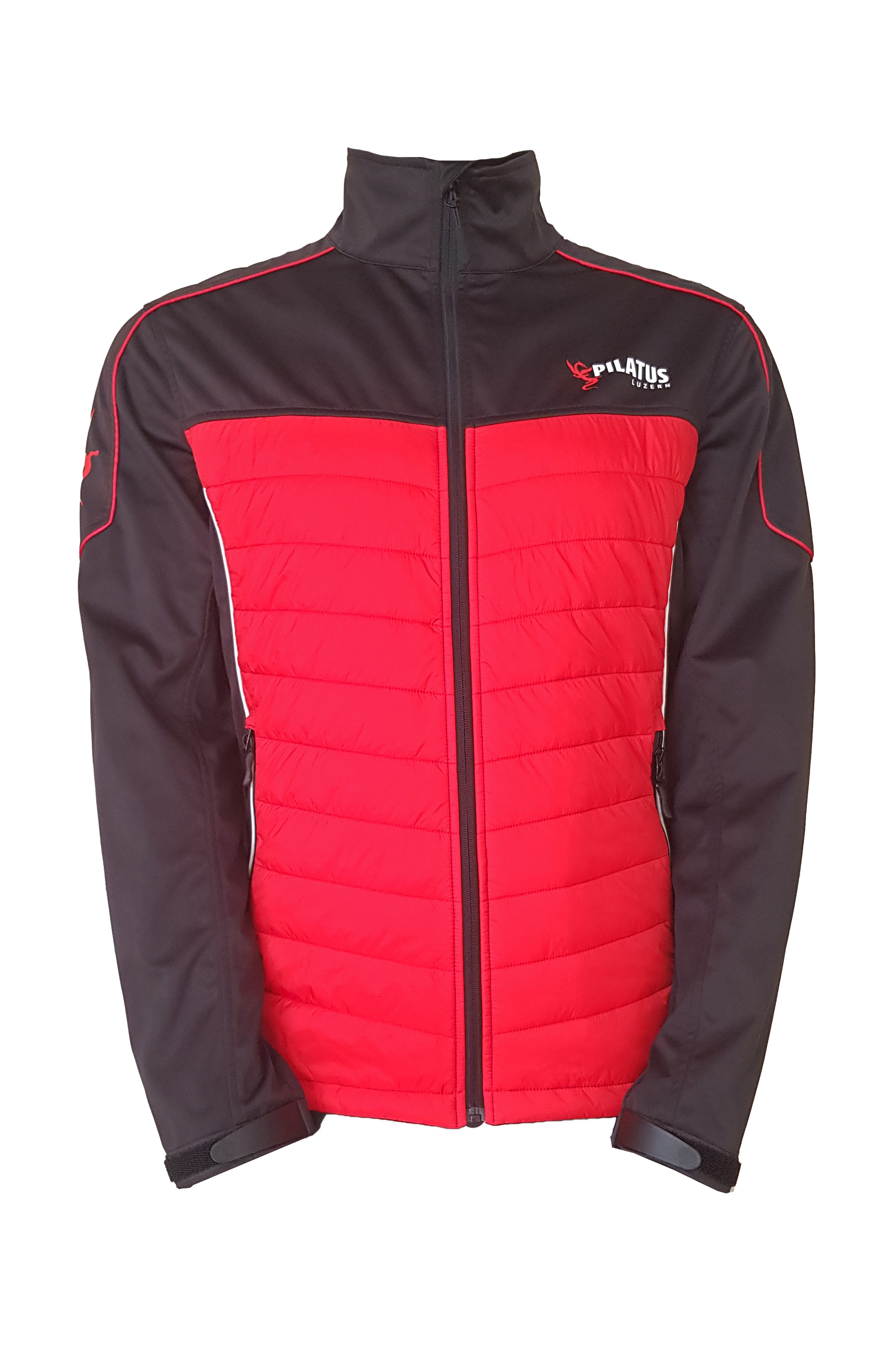 Nowa kurtka PILATUS LUZERN black/red, rozmiar L
