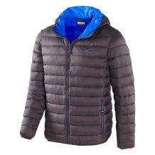 Nowa kurtka puchowa Black Crevice Grey/Blue, rozmiar M/50