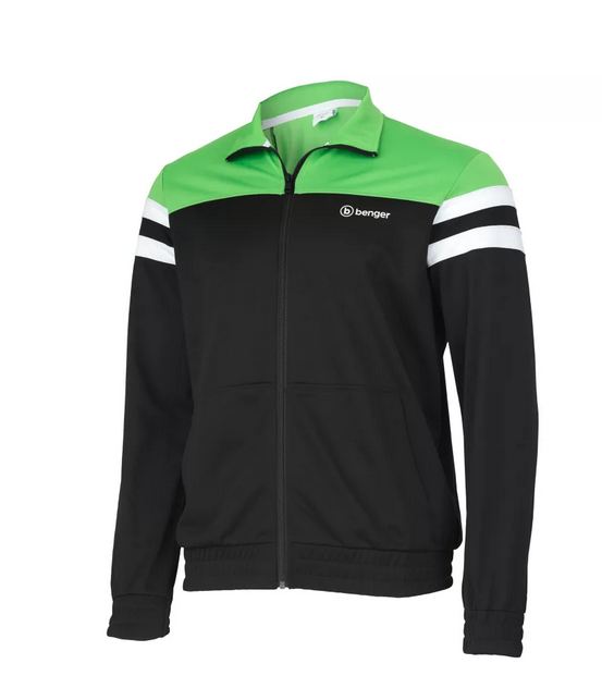 NOWA MĘSKA BLUZA BENGER POLYTRAINER FLEECE GREEN/BLACK ROZMIAR XXL