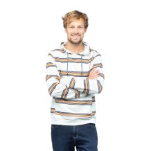 NOWA MĘSKA BLUZA CHILLAZ INTERLAKEN HOODIE LS CREME STRIPES ROZMIAR S