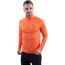 Nowa męska bluza GTS Man Shirt Zipp LS Orange, rozmiar 50/L