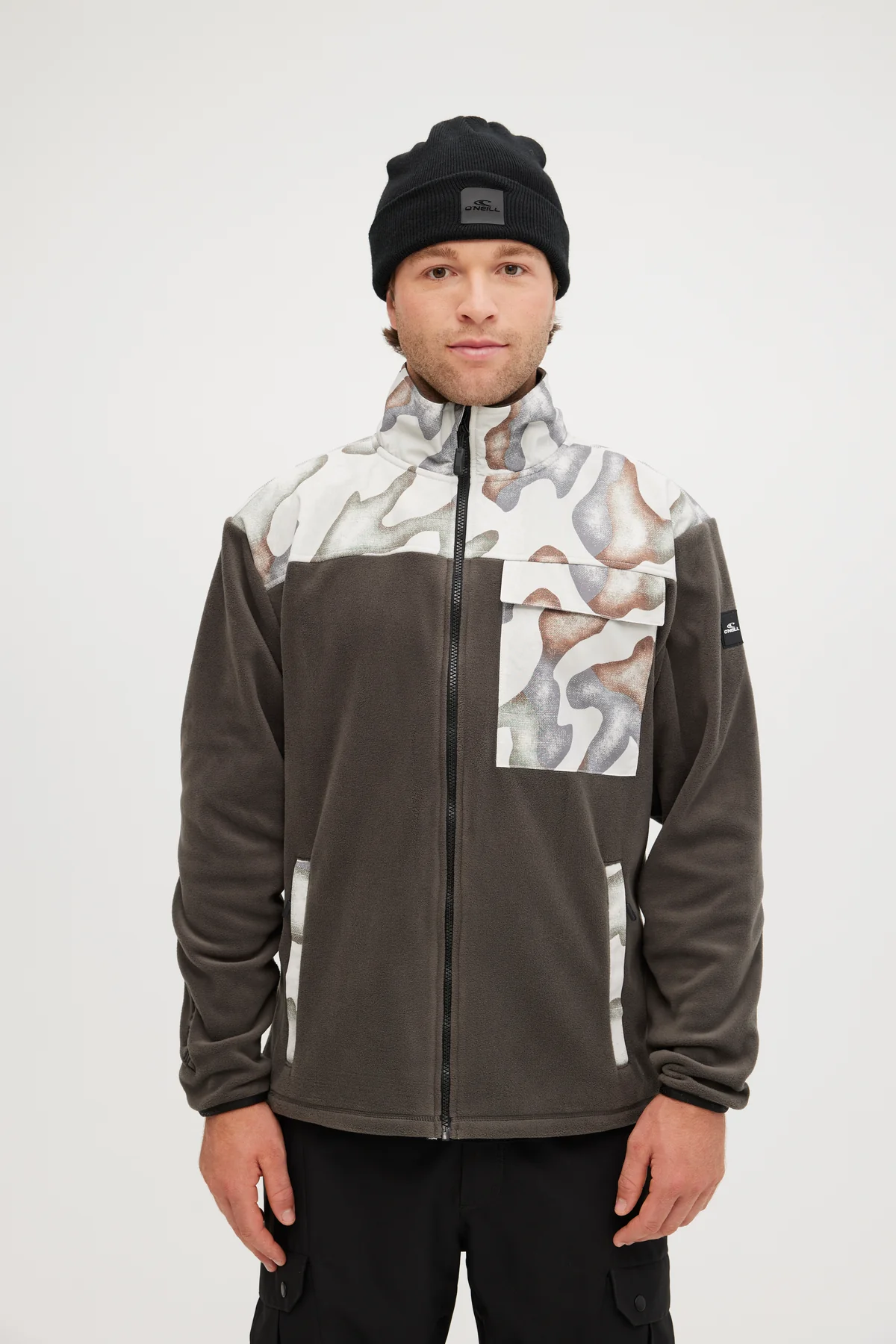 NOWA MĘSKA BLUZA HYBRYDOWA O'NEILL ULILITY HEAVY FULL ZIP FLEECE HIKER CAMO ROZMIAR M