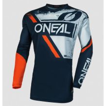 NOWA MĘSKA KOSZULKA O'NEILL ELEM JERSEY SHOCKER V.23 BLUE/ORANGE ROZMIAR XXL