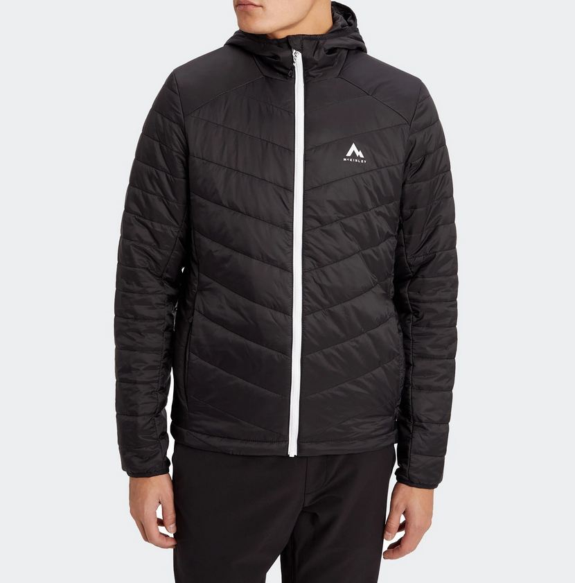 NOWA MĘSKA KURTKA MCKINLEY SANSA JKT PRIMALOFT BLACK ROZMIAR M/50