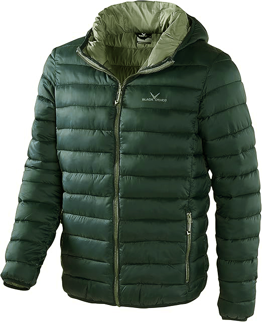 Nowa męska kurtka puchowa Black Crevice Padded Hybrid Jacket Deep Green, rozmiar L
